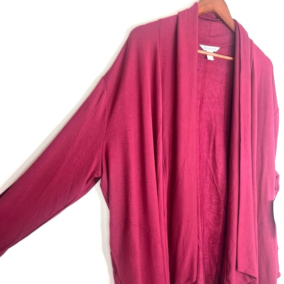 Athleta Pranayama Wrap Cardigan Open Front Sweater NWT Size 1X - Picture 5 of 14